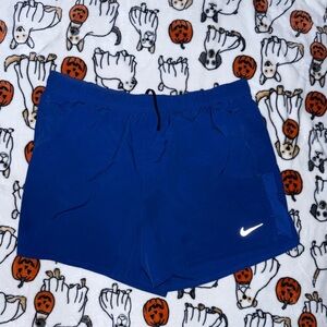 Nike Dri-FIT Royal Blue Brief-Lined Running Shorts 5", Size XXL